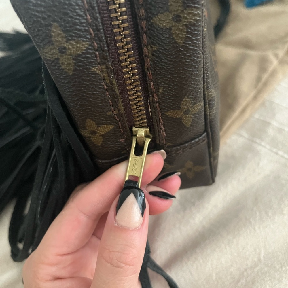 Louis Vuitton black fringe purse - Picture 5 of 14